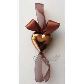 Ereklyetartó bronz, organza szalaggal